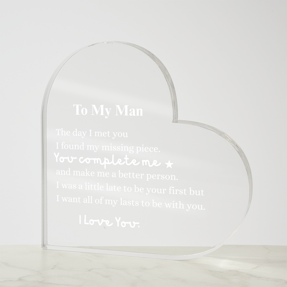 A heartfelt expression of love for the man of your dreams