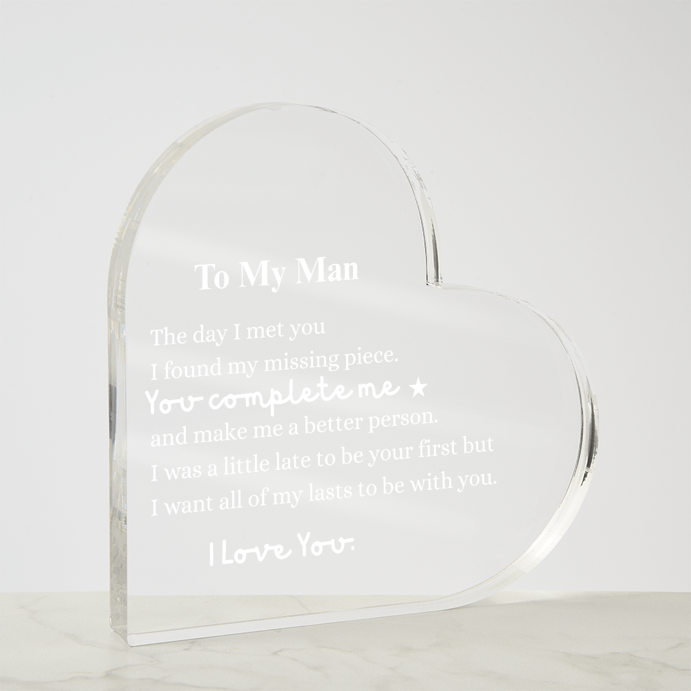 A heartfelt expression of love for the man of your dreams