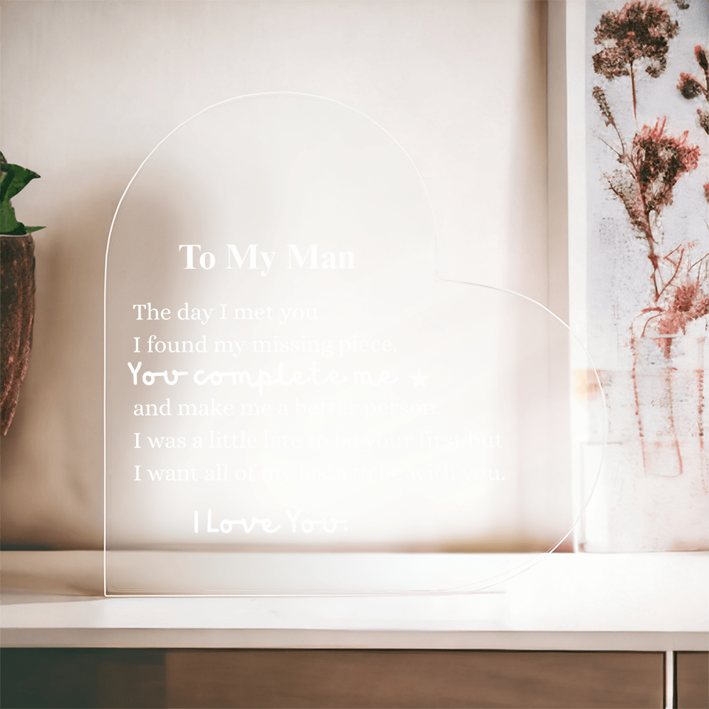 A heartfelt expression of love for the man of your dreams