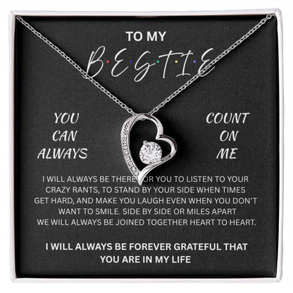 Brilliant Forever Love Necklace for your Very "Best friend"