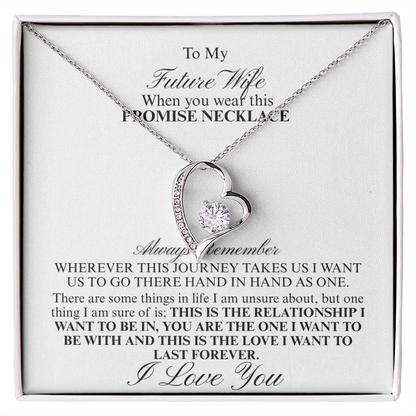 Elegant Love Offering for your "Future Wife" Forever Love Necklace