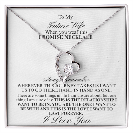 Elegant Love Offering for your "Future Wife" Forever Love Necklace