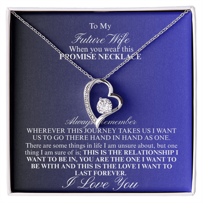 Elegant Love Offering for your "Future Wife" Forever Love Necklace