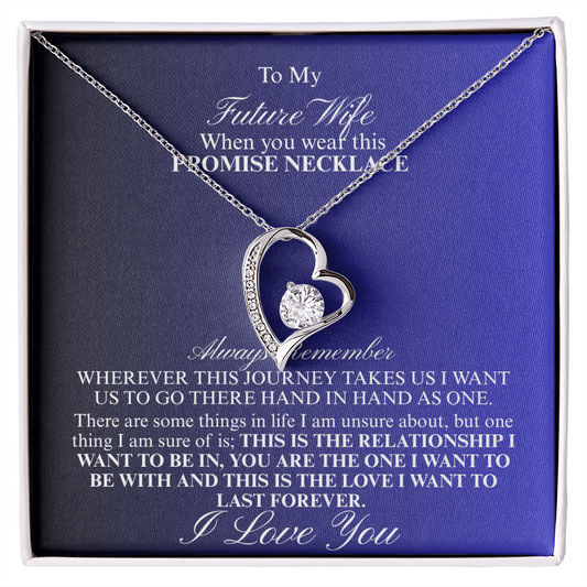 Elegant Love Offering for your "Future Wife" Forever Love Necklace