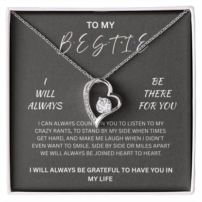 Brilliant Forever Love Necklace for your Very "Best friend"