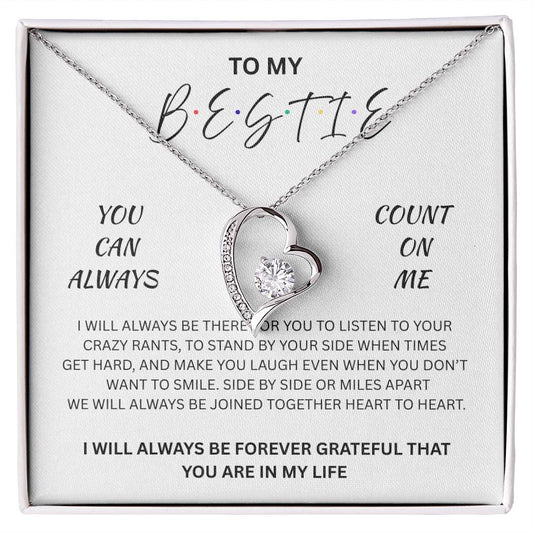 Brilliant Forever Love Necklace for your Very "Best friend"