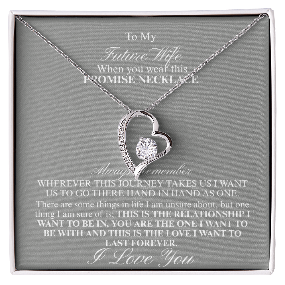 Elegant Love Offering for your "Future Wife" Forever Love Necklace