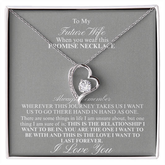 Elegant Love Offering for your "Future Wife" Forever Love Necklace