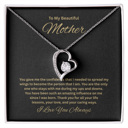 Unforgettable Gift for Mom "To My Beautiful Mother"