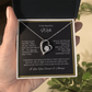 Because she is your everything; The remarkable "Forever Love Necklace" "To My Beautiful Wife"