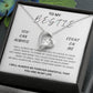 Brilliant Forever Love Necklace for your Very "Best friend"