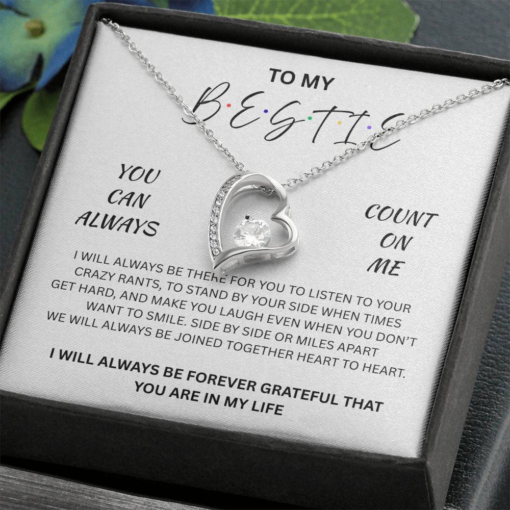 Brilliant Forever Love Necklace for your Very "Best friend"