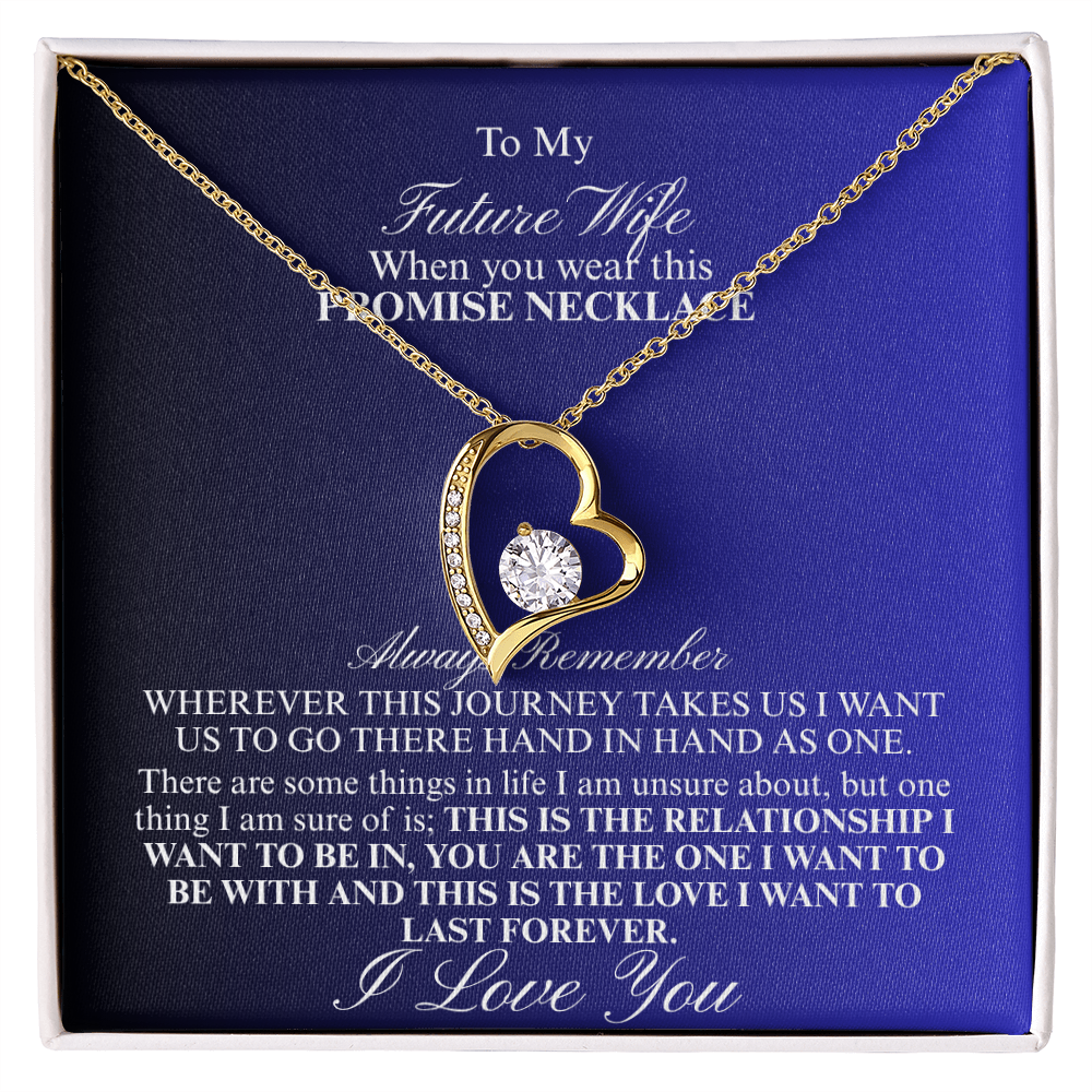 Elegant Love Offering for your "Future Wife" Forever Love Necklace