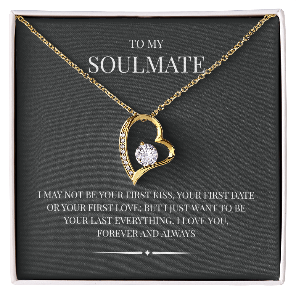 Radiant Heart Pendant for "Your Soulmate" Forever Love Necklace