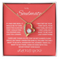 Captivating Forever Love Necklace "To My Soulmate"
