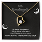 Enduring love woven through generations "Forever Love Necklace"