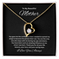 Unforgettable Gift for Mom "To My Beautiful Mother"