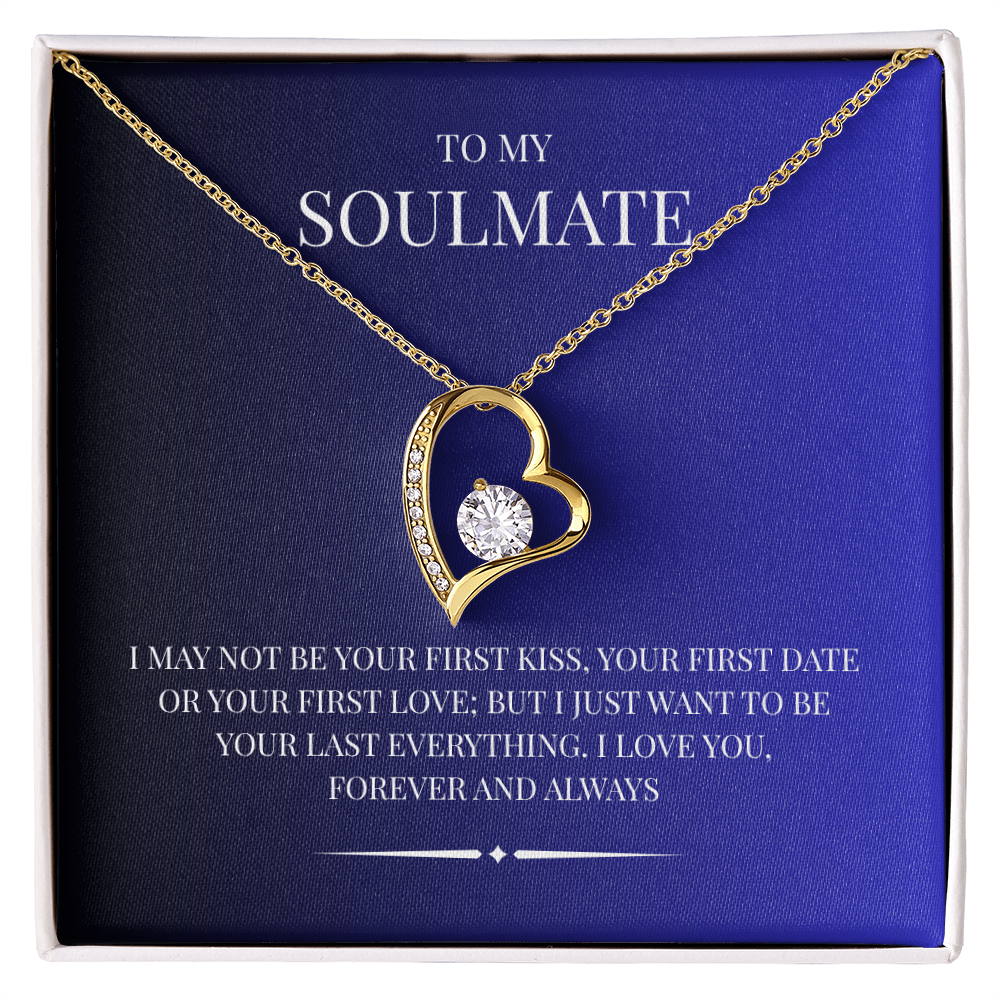 Radiant Heart Pendant for "Your Soulmate" Forever Love Necklace