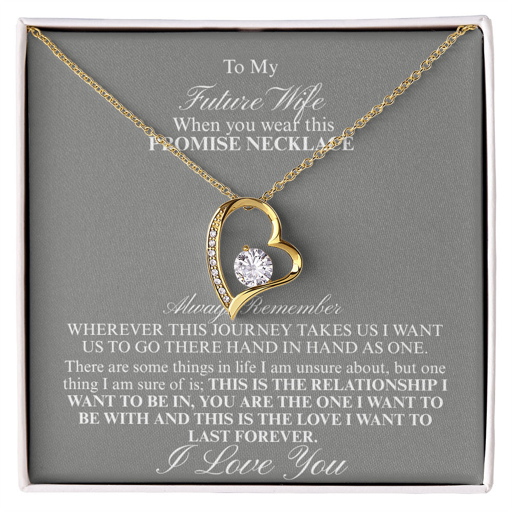 Elegant Love Offering for your "Future Wife" Forever Love Necklace
