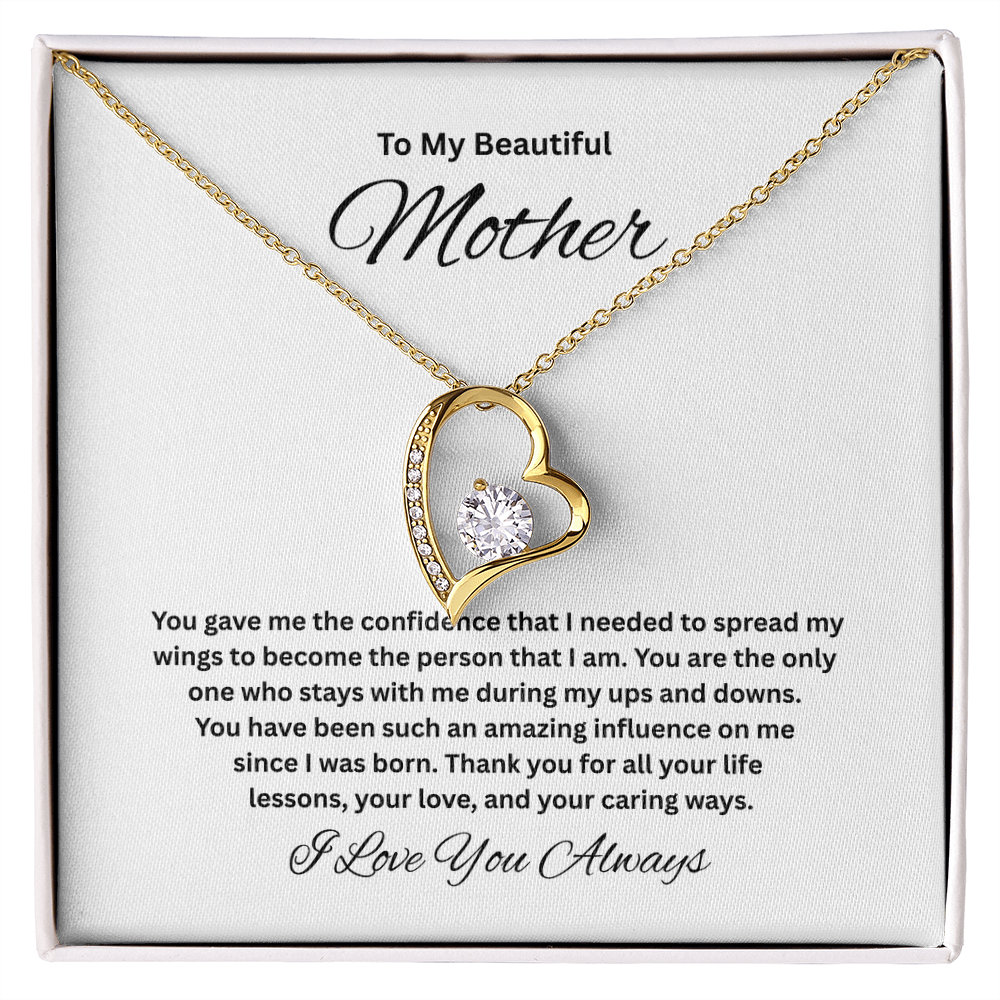 Unforgettable Gift for Mom "To My Beautiful Mother"