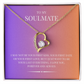 Radiant Heart Pendant for "Your Soulmate" Forever Love Necklace