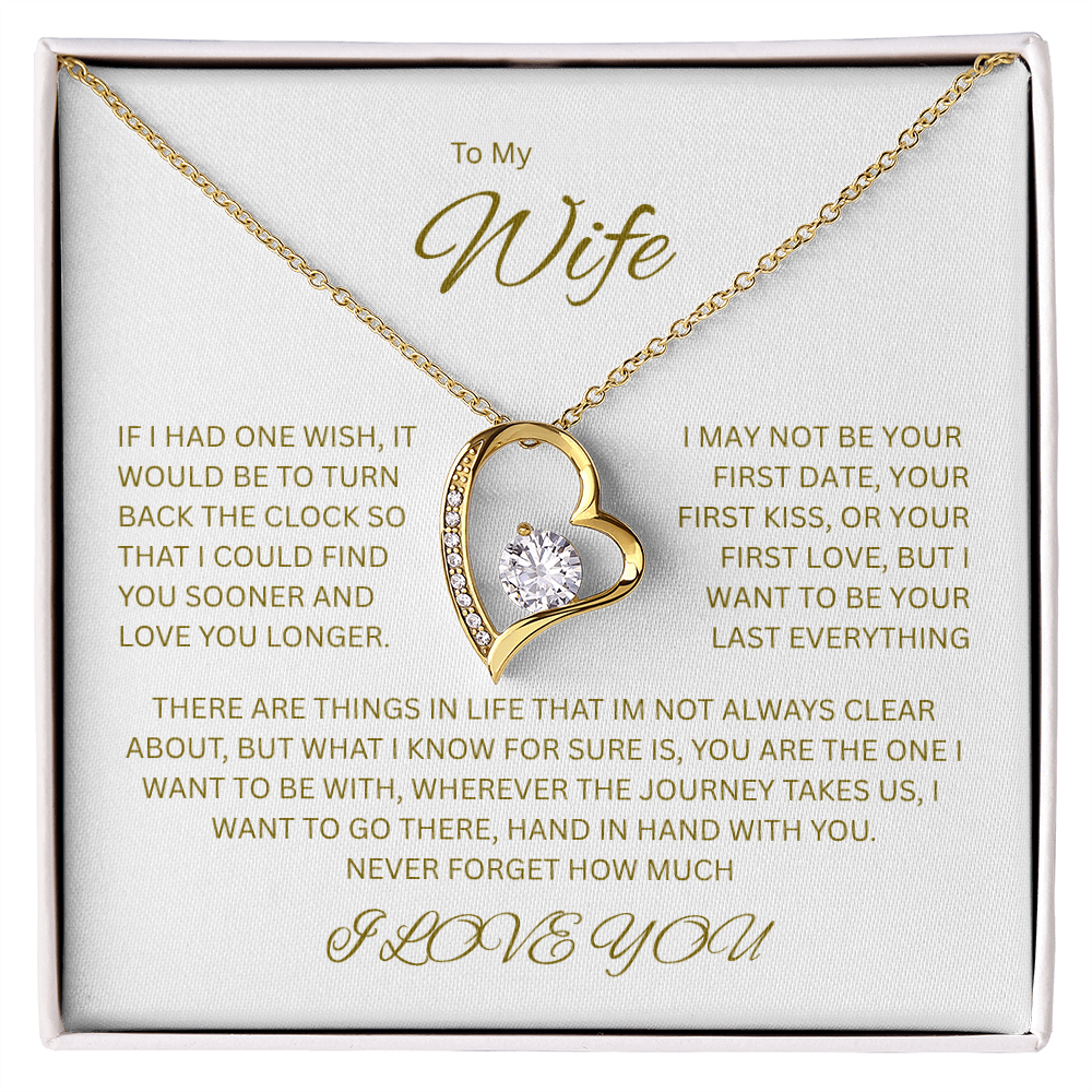 A love without end, meant for her - The captivating Forever Love Necklace