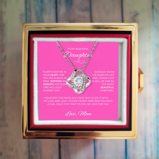 Gift for Daughter - Love Knot Necklace