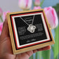 Gift for Daughter "To My Beautiful Daughter, Love Mom" Love Knot Necklace