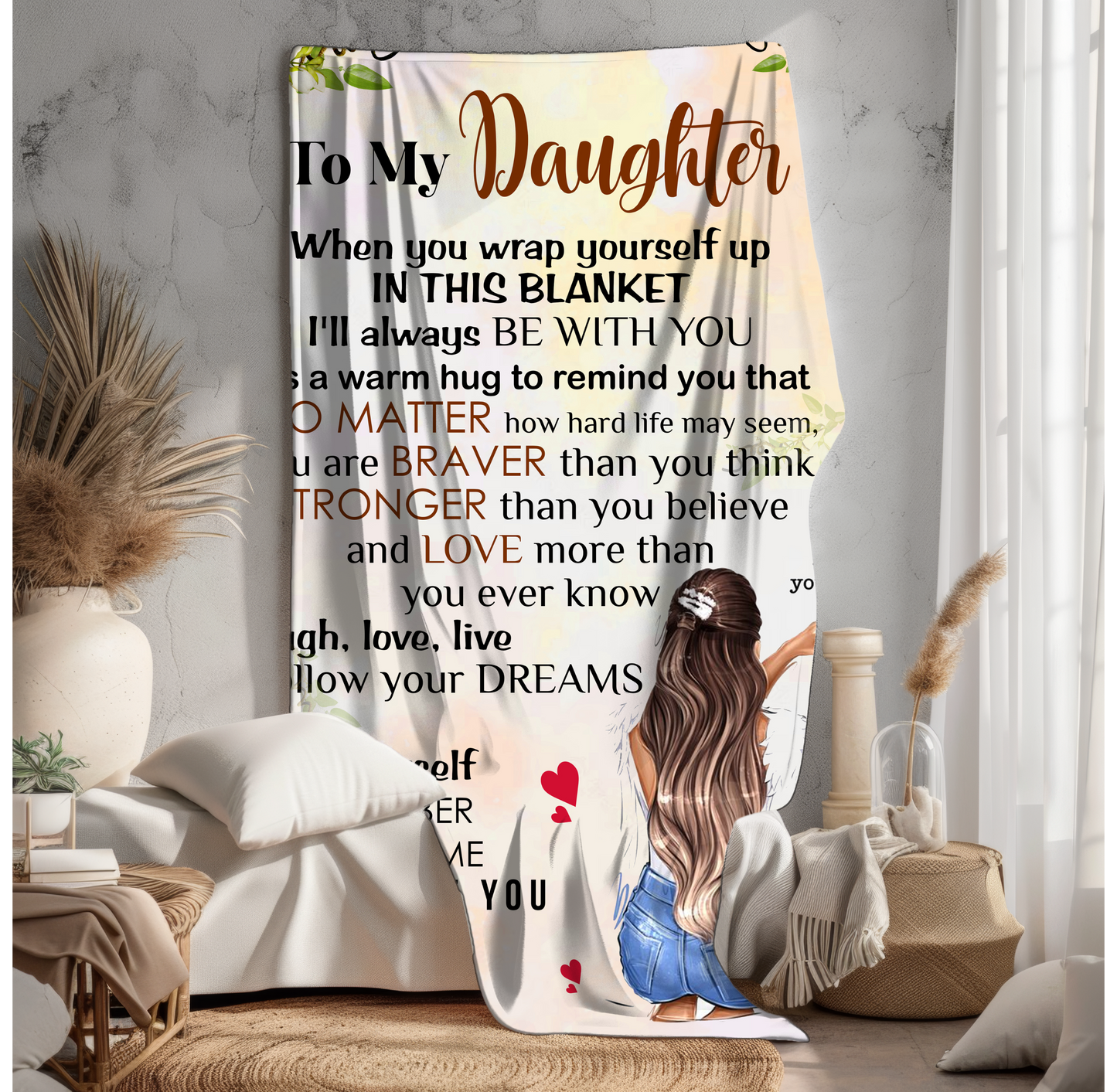 To My Daughter | Fleece Blanket